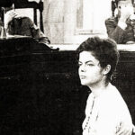 Dilma Rousseff durante auditoria militar em 1970. Foto: Arquivo Nacional da Comissão da Verdade